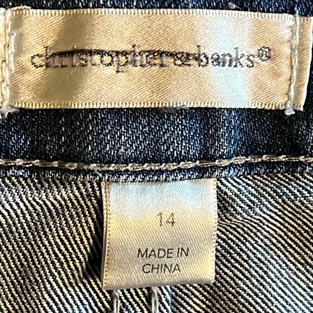 Vintage Christopher & Banks Blue Jeans, Bling | 14 - Picture 7 of 14